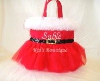 Personalized Tutu Tote Bag - ttb38 Mrs.Santa Claus Ballgown SKIRT