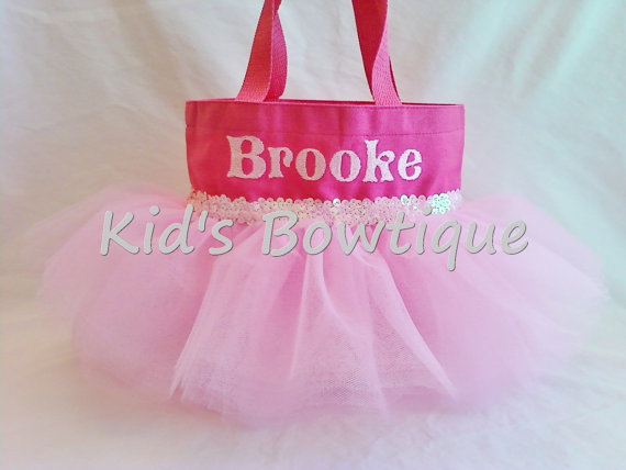 Princess Tutu Bag - ItemPTB2 Pink Bag Pink Tutu Pink Sequins